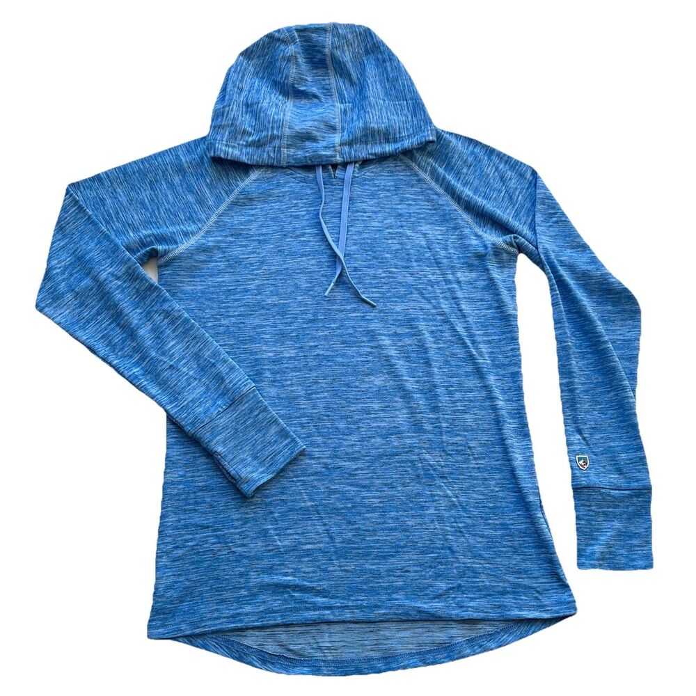Kuhl Vara Hoodie Womens Small Blue Lightweight Hiking Active Outdoor Pullover